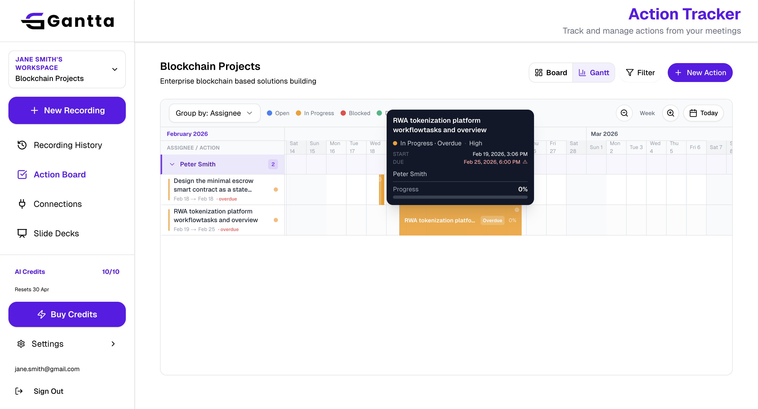 Visual Project Tracking