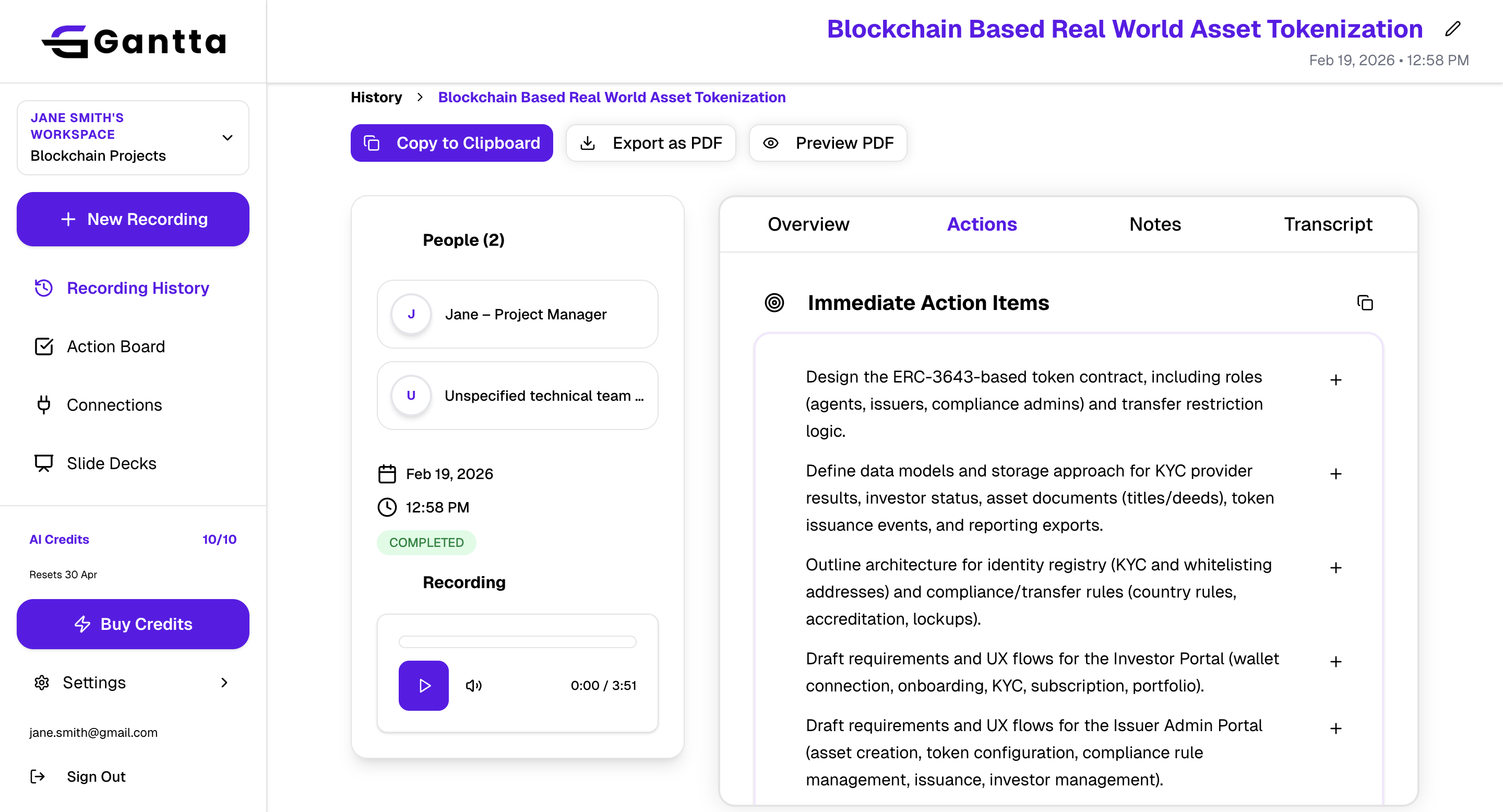 Meeting Intelligence